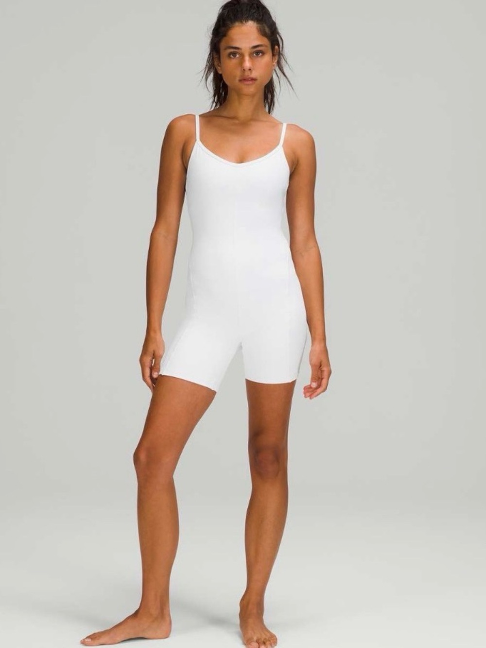 Lululemon Ribbed Contoured Yoga Unitard 6" Length
